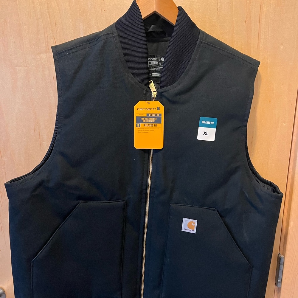 Carhartt Men's Sandstone Vest Arctic Quilt Lined V01